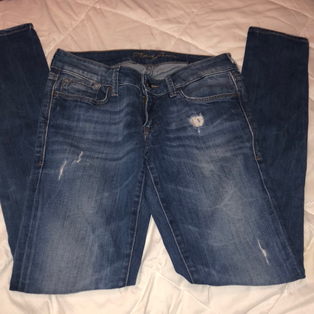 SKINNY distressed Mavi Jeans